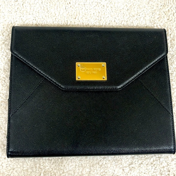 Michael Kors Tablet Case Black with card slots and pen holder. - Picture 2 of 7